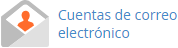 Botón Cuentas de correo electrónico